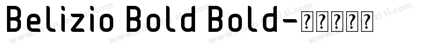 Belizio Bold Bold字体转换